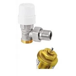 RBM Robinet Thermostatique équerre Avec Pré-réglage
