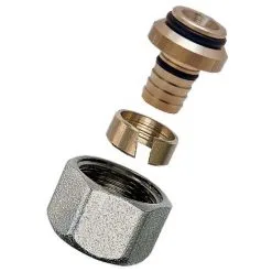 Raccord à Visser Pour Tube PER - Filetage RBM 24,5x19 - Femelle Ø16