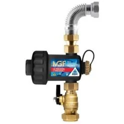RBM Filtre Séparateur Dimpuretés Magnétique Compact MGF Sous Chaudière Murale Avec Flexible De Raccordement