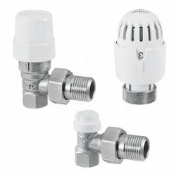 Kit Thermostatique équerre Complet 3/8 - RBM : 20780300